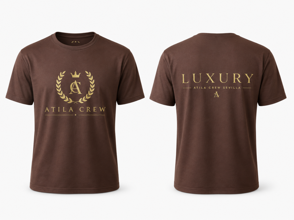 CAMISETA ATILA CREW LUXURY - MODELO 1